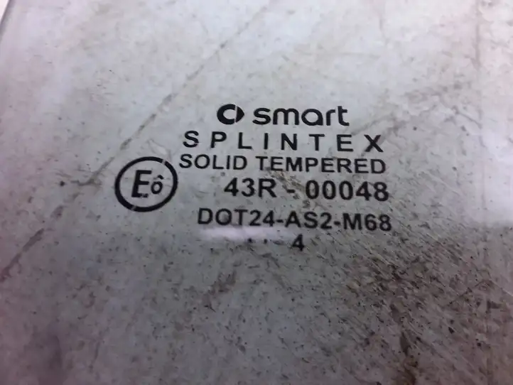 Smart ForFour I (2004 - 2006) 43R00048 Стекло задней двери — фото 3