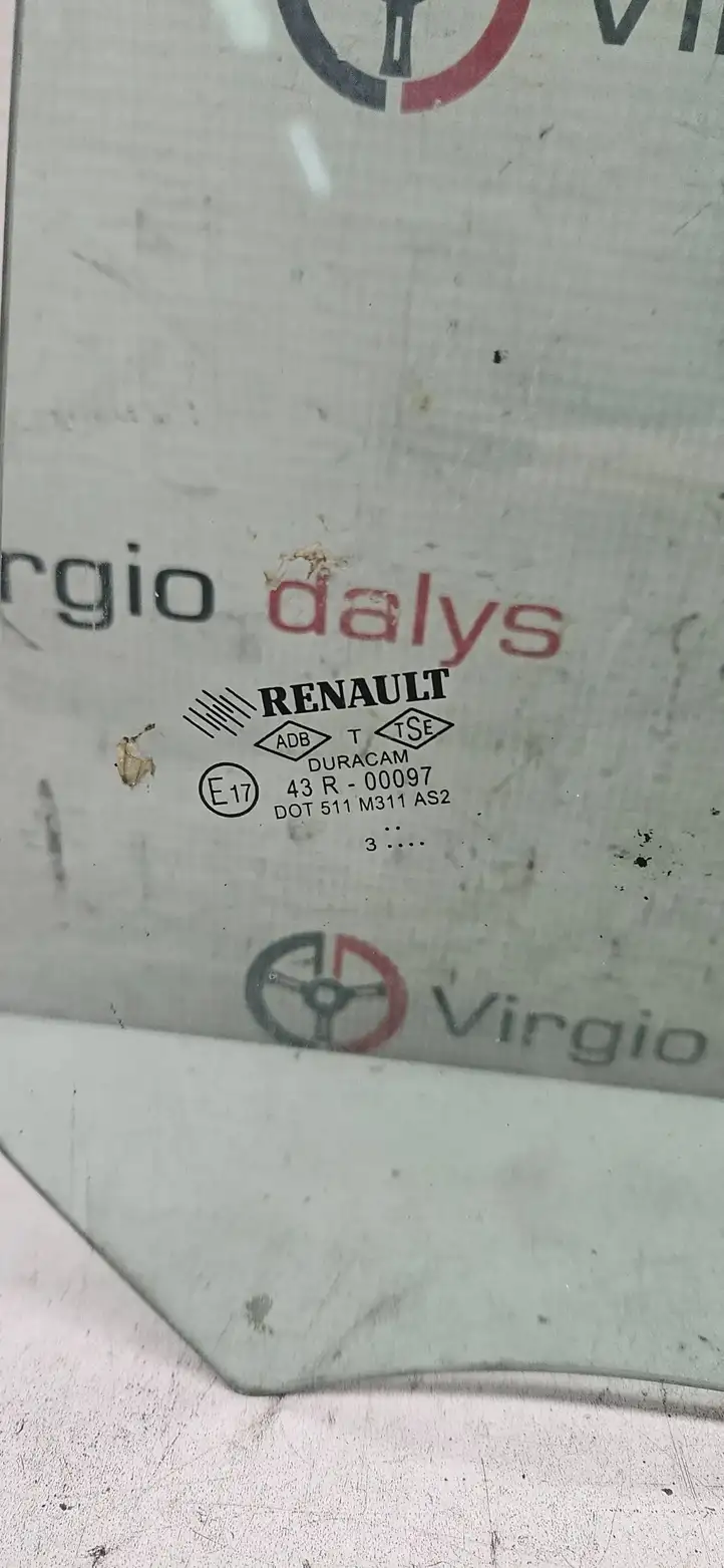 Renault Clio IV (2012 - 2019) 43R00097 Стекло задней двери — фото 3