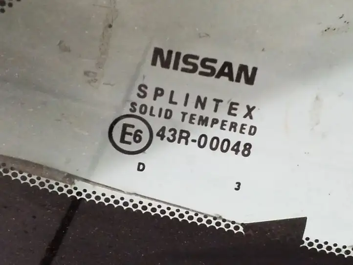 Nissan Primera (2001 - 2008) 43R00048 Заднее боковое стекло — фото 3