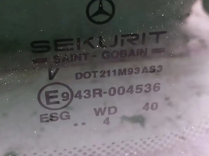 Mercedes-Benz Vito Viano W639 (2003 - 2010) AS3 Боковое стекло в середине кузова — фото 2