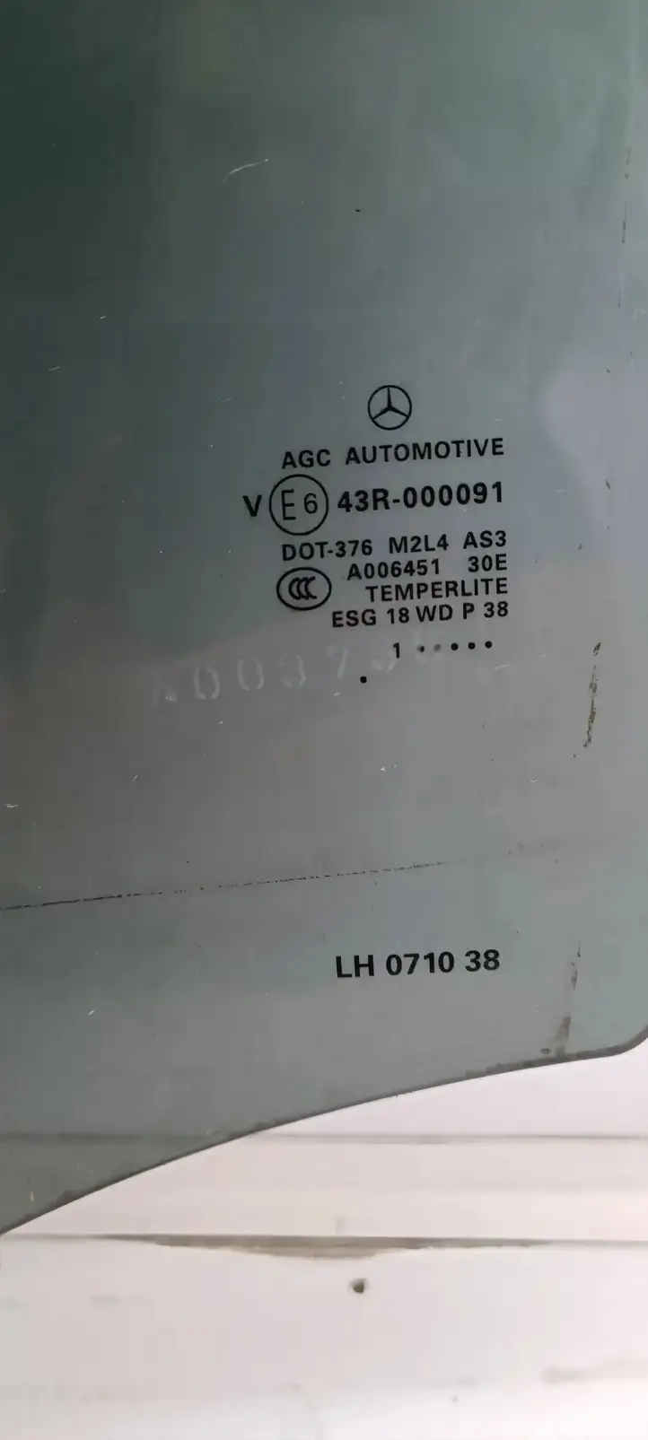 Mercedes-Benz ML W166 (2012 - 2017) 43R000091 Стекло задней двери — фото 2