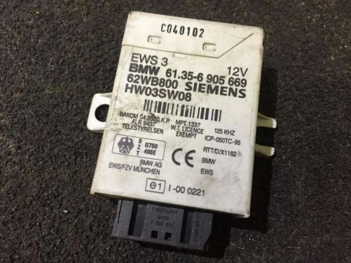 61356905669 BMW 3 E46 Imobilaizerio valdymo blokas