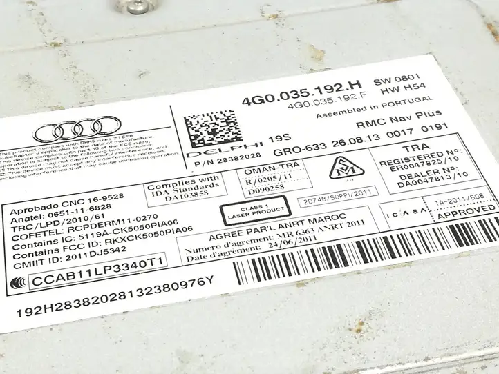 Audi A6 Allroad C7 (2012 - 2014) 4G0035192H Магнитола / мультимедийная система — фото 7