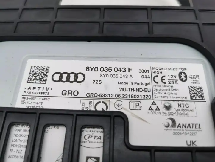 Audi A3/S3 8Y (2020 - ) 8Y0035043F Магнитола / мультимедийная система — фото 7