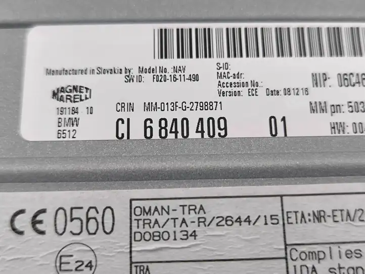 BMW i3 (2013 - ) 6840409 Магнитола / мультимедийная система — фото 7