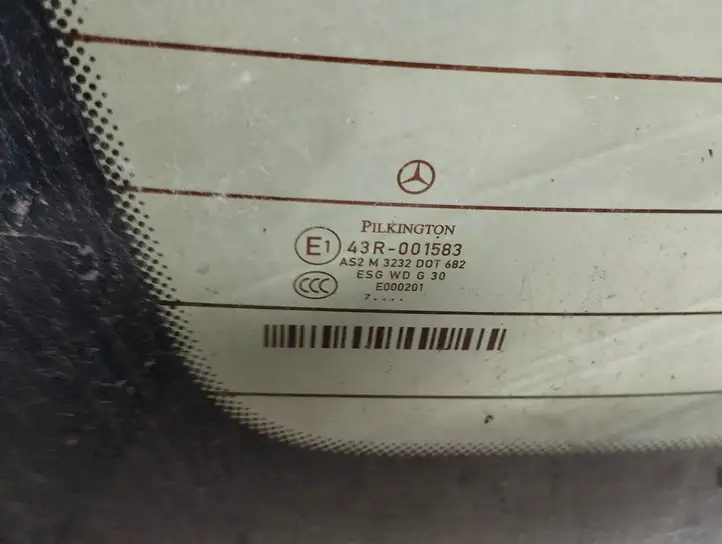 Mercedes-Benz C W204 (2007 - 2014) Заднее стекло — фото 8
