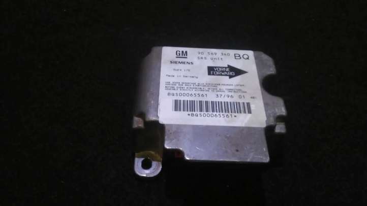 90569340 Opel Vectra B Oro pagalvių valdymo blokas