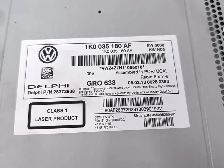 Volkswagen Tiguan (2011 - 2016) 1K0035180AF Магнитола / мультимедийная система — фото 3