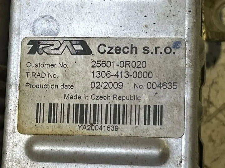 Toyota Avensis T270 (2009 - 2012) 256010R020 Охладитель клапана EGR — фото 3