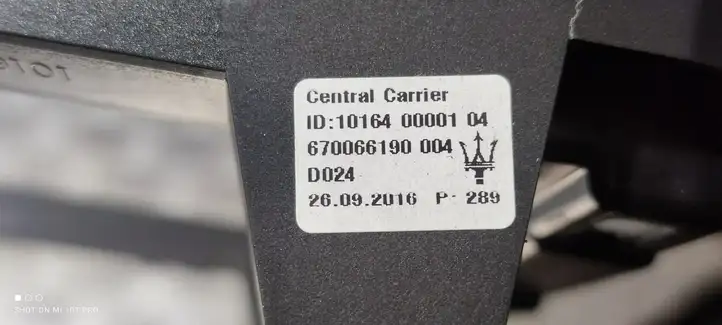Maserati Quattroporte (2016 - 2021) 670066190 Прочие детали салона — фото 2