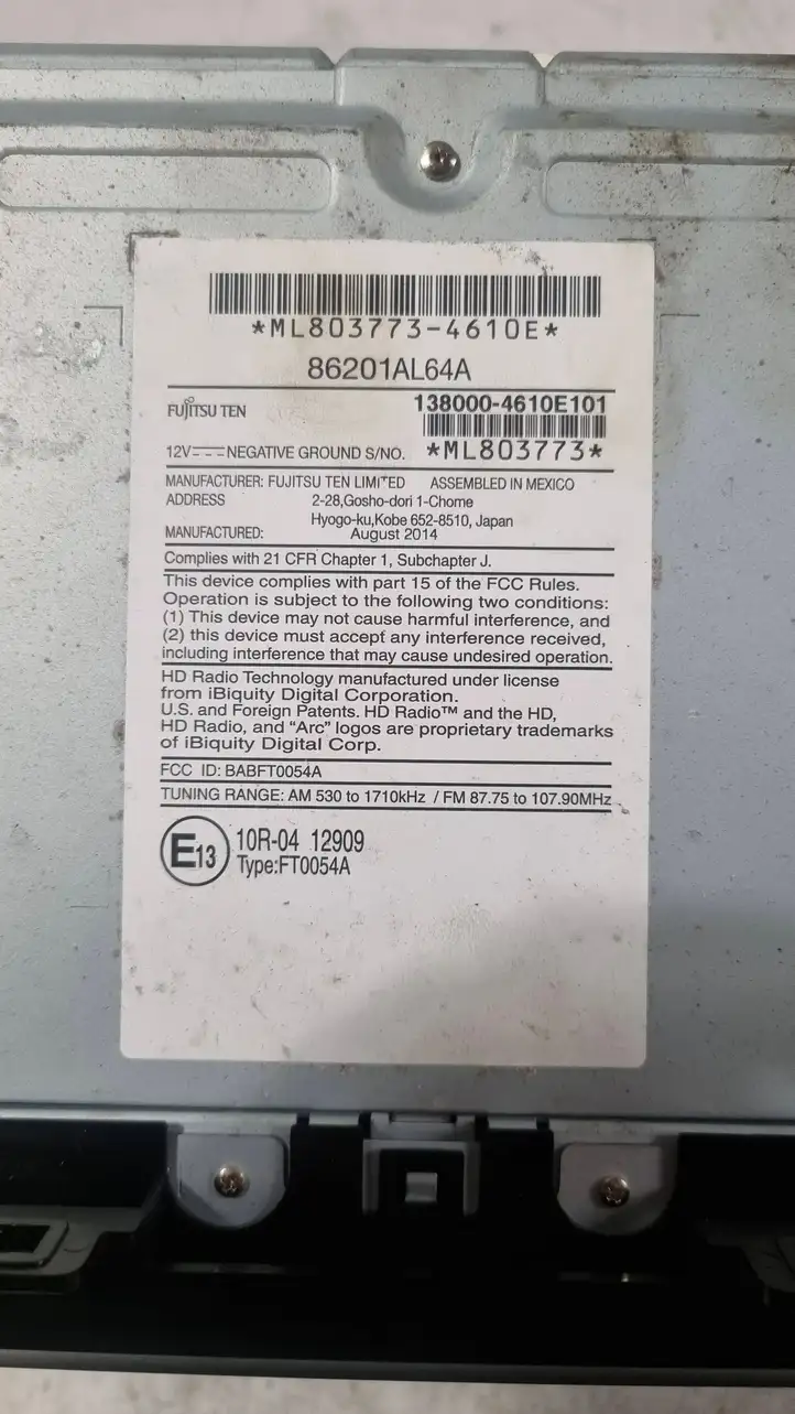 Subaru Forester SK (2018 - 2025) 86201AL64A Магнитола / мультимедийная система — фото 3