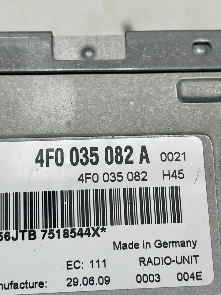 Audi A5 8T 8F (2007 - 2011) 4F0035082A Магнитола / мультимедийная система — фото 4