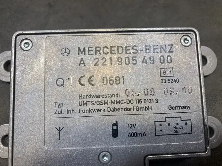 Mercedes-Benz S W221 (2005 - 2013) A2219054900 Усилитель антенны — фото 5