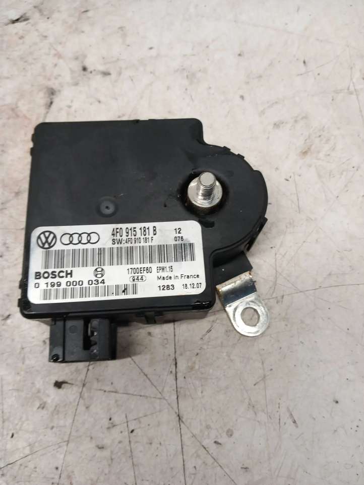 4F0915181B Audi A6 S6 C6 4F Akumuliatoriaus valdymo blokas