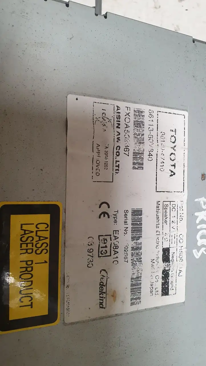 Toyota Prius (XW30) (2009 - 2015) 8612047410 Магнитола / мультимедийная система — фото 8