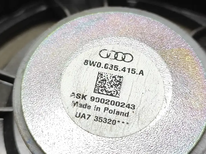 Audi A4 S4 B9 8W (2019 - ) 8W0035415A Динамики передних дверей — фото 3