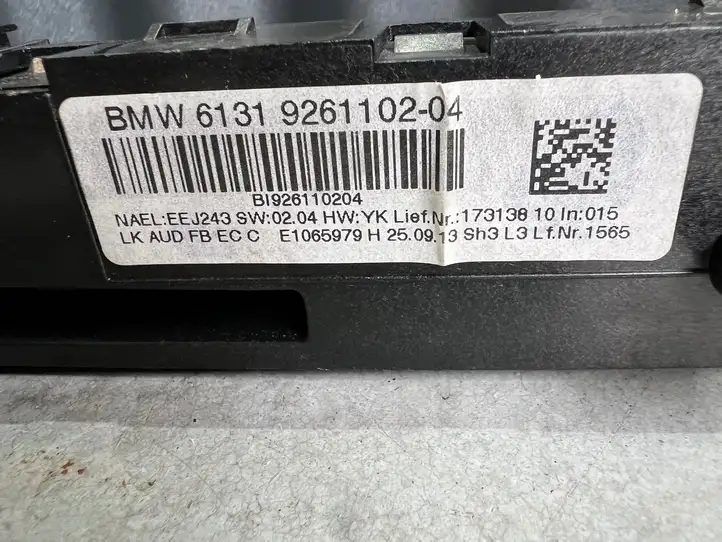 BMW 3 F30 F35 F31 (2012 - 2018) 9261102 Магнитола / мультимедийная система — фото 4