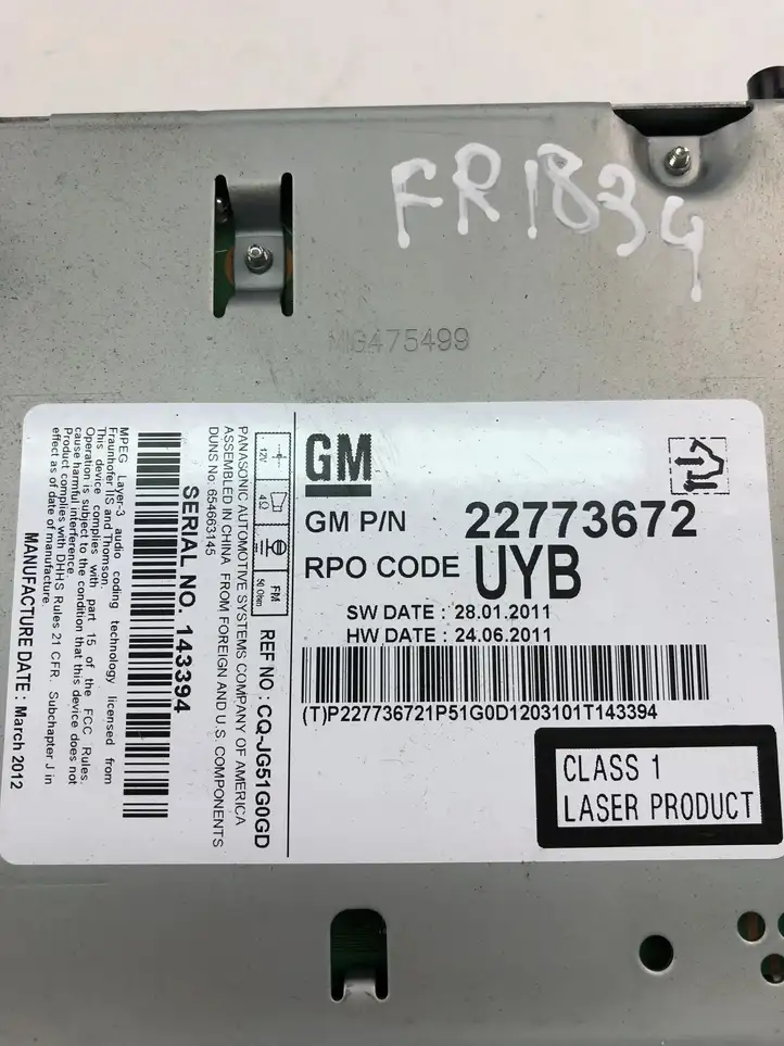 Opel Astra J (2009 - 2012) 22773672 Магнитола / мультимедийная система — фото 4