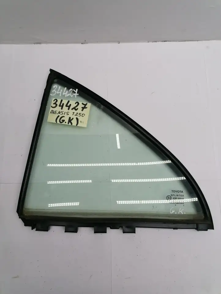 Toyota Avensis T250 (2006 - 2009) E643R00048 Форточка двери — фото 1