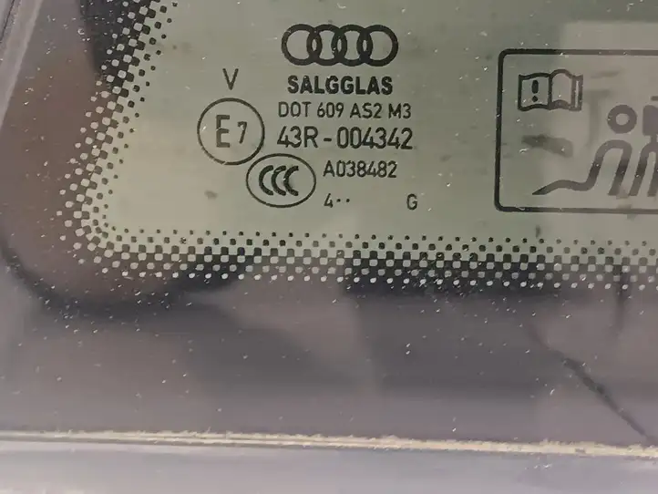 Audi TT TTS RS Mk3 8S (2014 - 2018) 43R004342 Заднее боковое стекло — фото 2