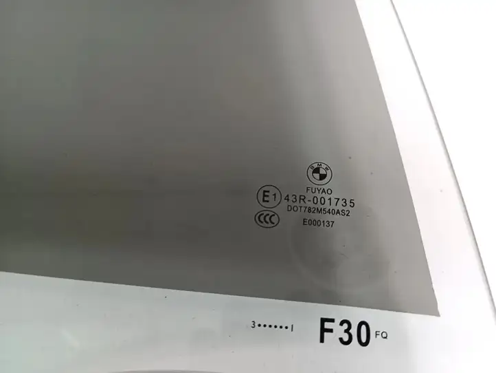 BMW 3 F30 F35 F31 (2012 - 2018) Стекло задней двери — фото 4
