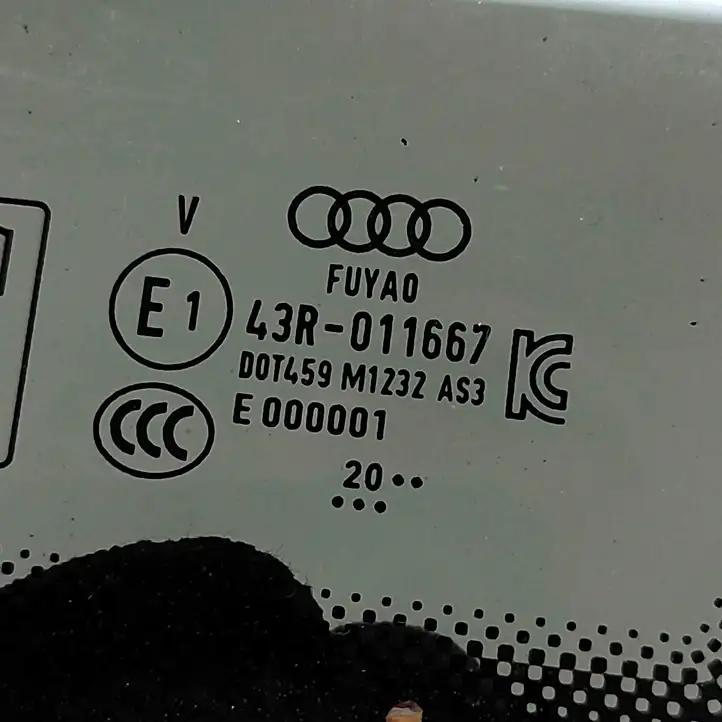 Audi Q3 F3 (2018 - ) 83A845298G Заднее боковое стекло — фото 4