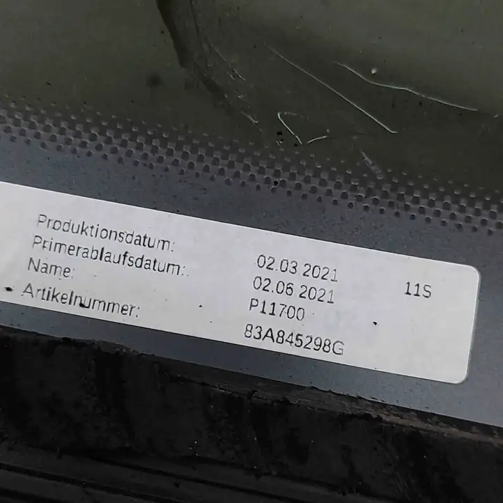Audi Q3 F3 (2018 - ) 83A845298G Заднее боковое стекло — фото 5