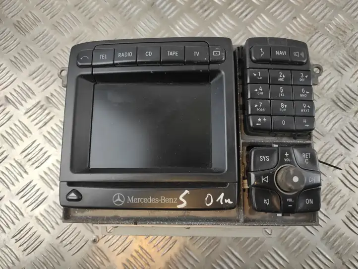 Mercedes-Benz S W220 (1998 - 2006) A2208203789 Магнитола / мультимедийная система — фото 6