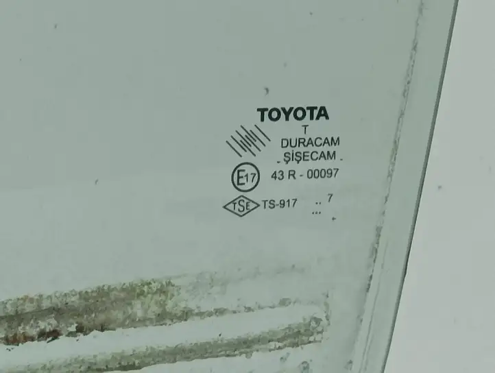 Toyota Corolla Verso AR10 (2004 - 2009) 43R00097 Стекло передней двери — фото 4