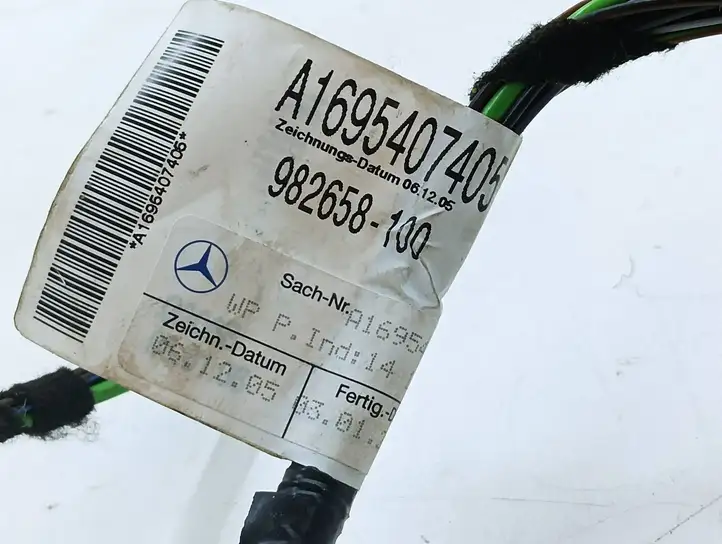 Mercedes-Benz B-class W245 (2005 - 2008) A1695407405 Проводка передней двери — фото 5
