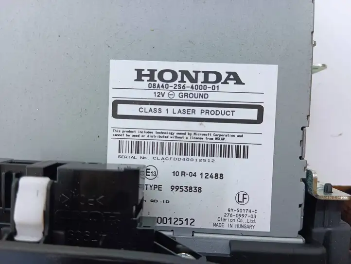 Honda CR-V (2012 - 2016) 08A402S6400001 Магнитола / мультимедийная система — фото 7