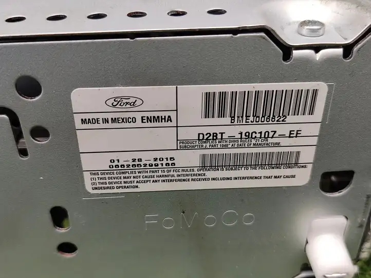 Ford Fiesta (2013 - 2017) D2BT19C107EF Магнитола / мультимедийная система — фото 2
