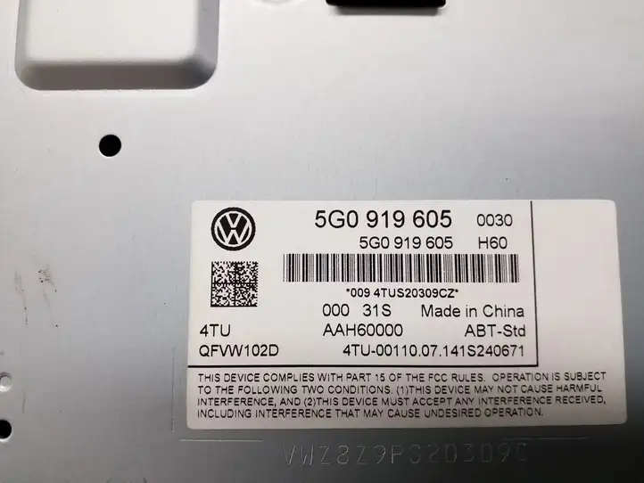 Volkswagen Golf VII (2013 - 2019) 5G0919605 Магнитола / мультимедийная система — фото 8