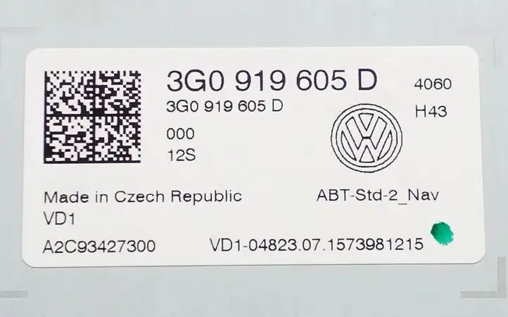 Volkswagen PASSAT B8 (2015 - ) 3G0919605D Магнитола / мультимедийная система — фото 7
