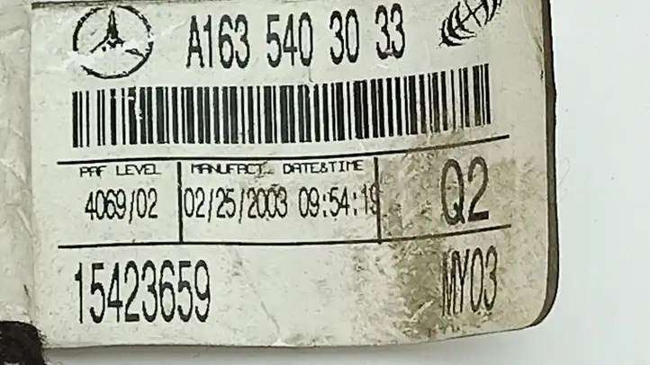 Mercedes-Benz ML W163 (1997 - 2005) A1635403033 Проводка передней двери — фото 13