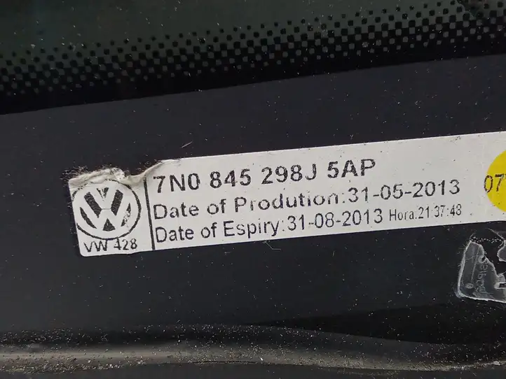 Volkswagen Sharan (2010 - 2015) 7N0845298J Заднее боковое стекло — фото 7