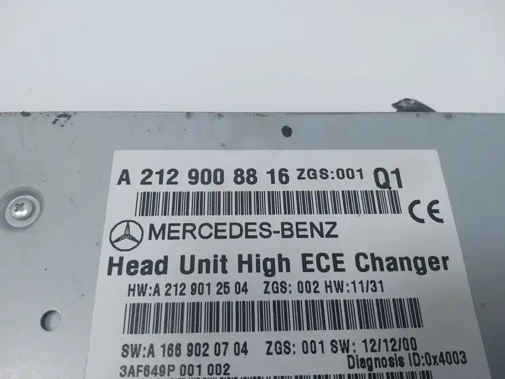 Mercedes-Benz E W212 (2009 - 2016) A2129008816 Магнитола / мультимедийная система — фото 6