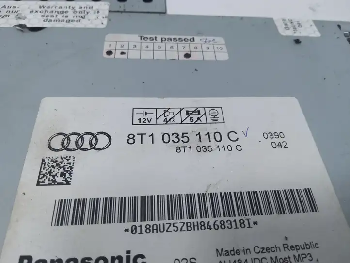 Audi A4 S4 B8 8K (2011 - 2015) 8T1035110 Магнитола / мультимедийная система — фото 3