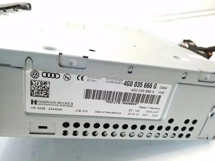 Audi A6 C7 (2011 - 2014) 4G0035666G Магнитола / мультимедийная система — фото 4