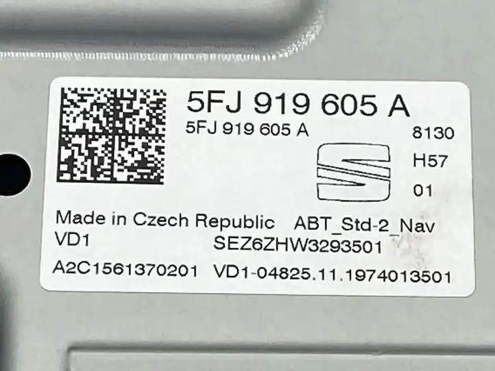 Seat Tarraco (2018 - ) 5FJ919605A Магнитола / мультимедийная система — фото 9