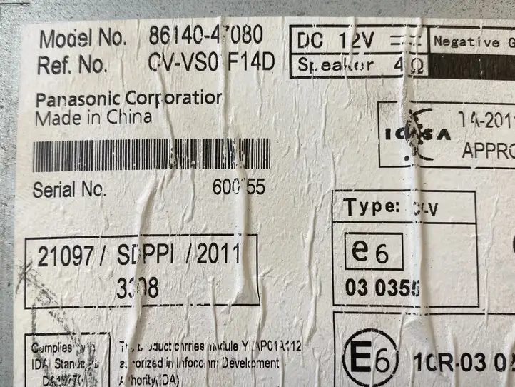 Toyota Prius (XW30) (2009 - 2015) 8614047080 Магнитола / мультимедийная система — фото 9