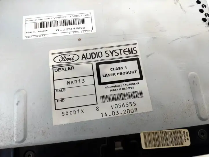 Ford S-MAX (2006 - 2010) 7S7T18C939AF Магнитола / мультимедийная система — фото 4