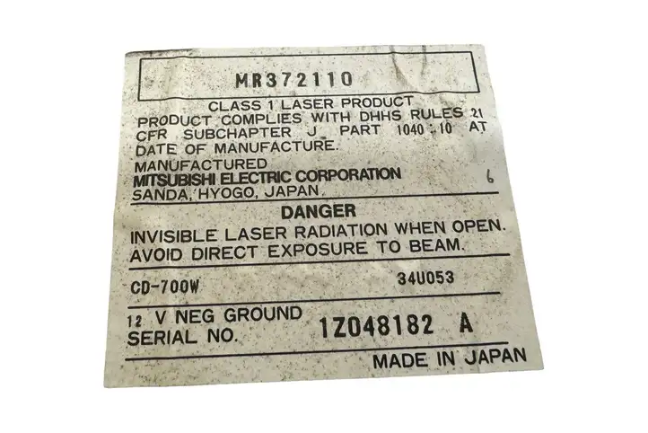 Mitsubishi Pajero (1999 - 2003) MR372110 Магнитола / мультимедийная система — фото 8