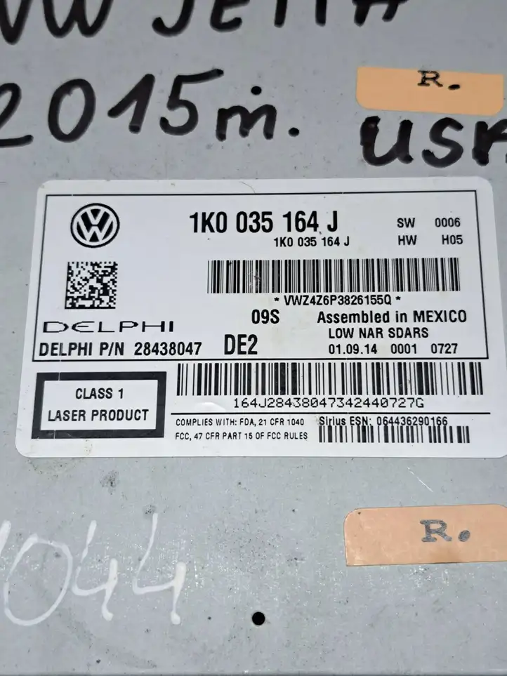 Volkswagen Jetta VI (2011 - 2018) 1K0035164J Магнитола / мультимедийная система — фото 4