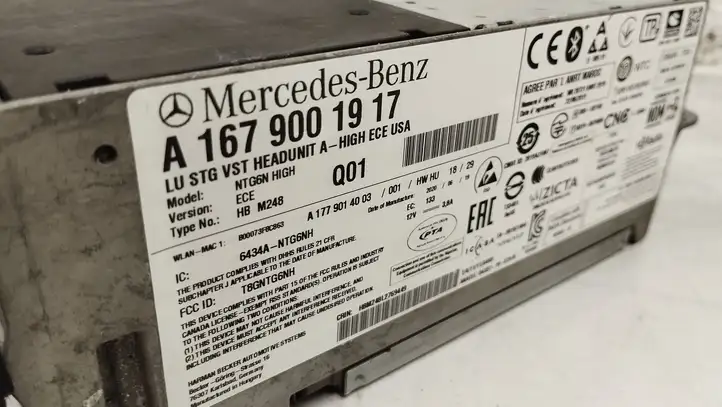 Mercedes-Benz A W177 (2018 - ) A1679001917 Магнитола / мультимедийная система — фото 2