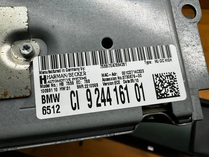 BMW 5 F10 F11 (2009 - 2016) 9244161 Магнитола / мультимедийная система — фото 4