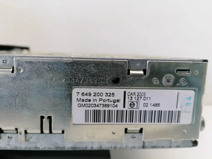 Opel Meriva A (2002 - 2006) 7649200325 Магнитола / мультимедийная система — фото 6