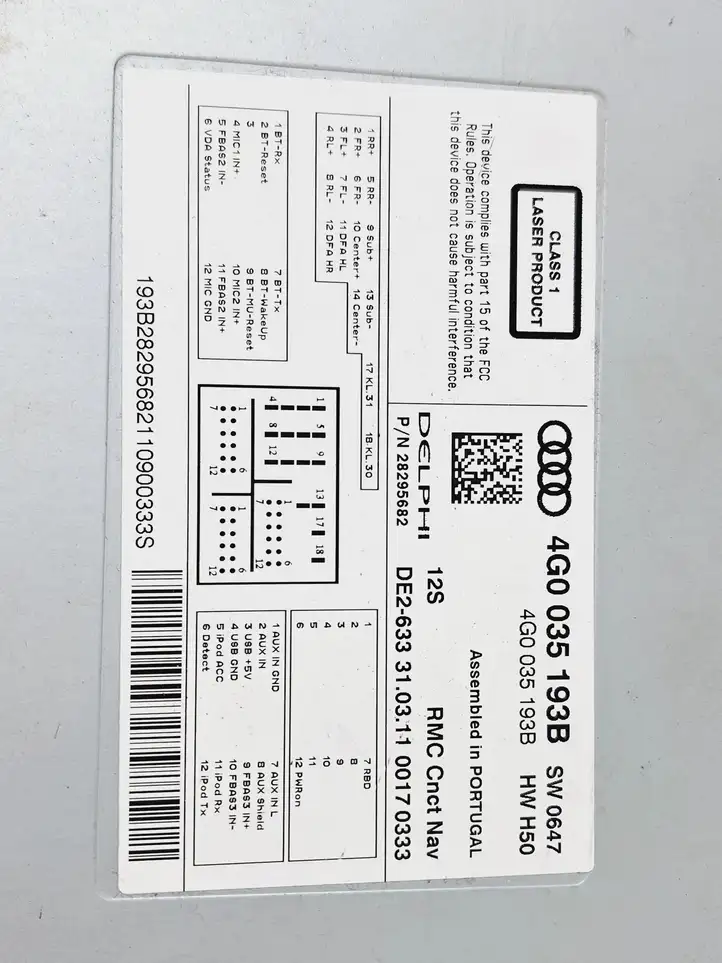 Audi A7 S7 4G (2010 - 2014) 4G0035193B Магнитола / мультимедийная система — фото 4
