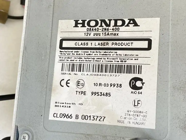 Honda CR-V (2009 - 2012) 9953485 Магнитола / мультимедийная система — фото 6