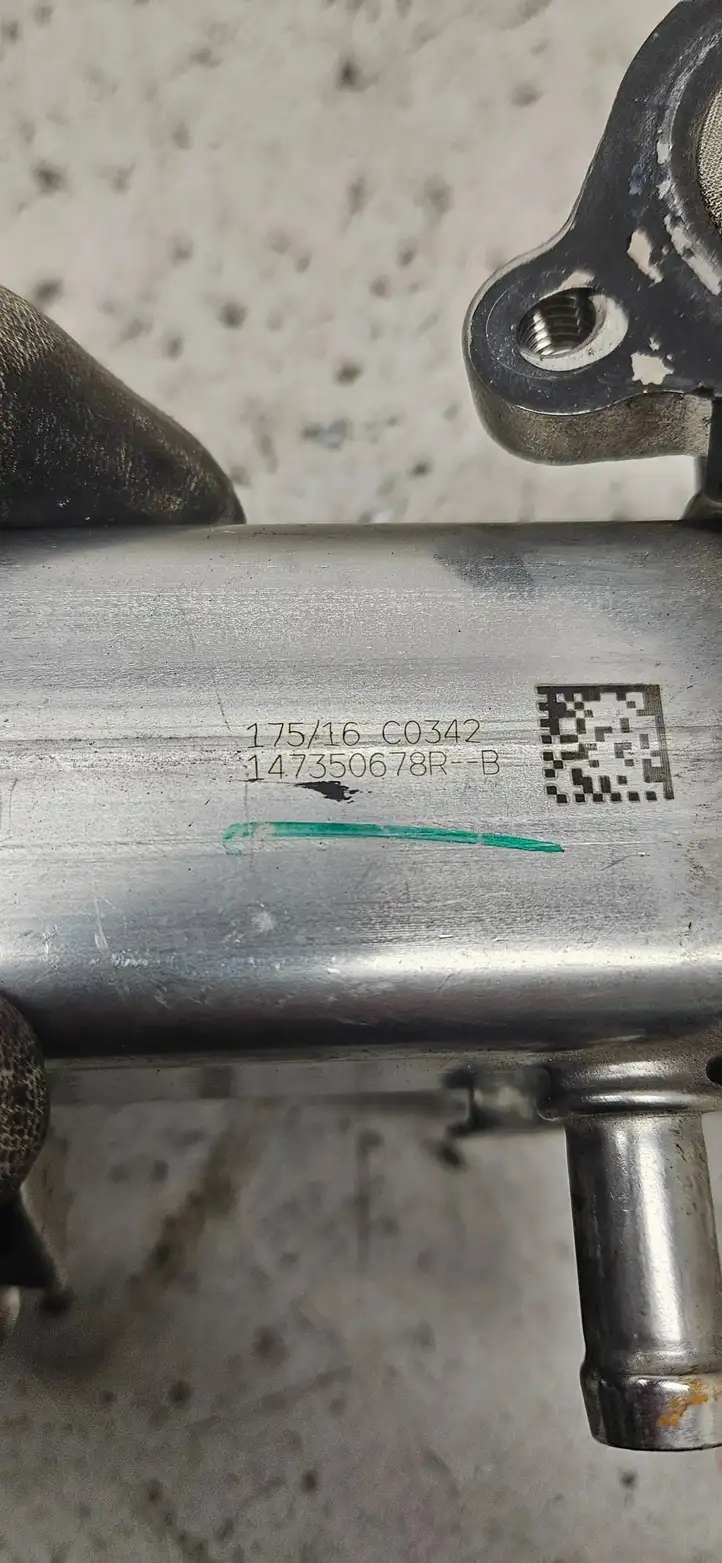 Nissan Qashqai (2013 - 2017) 147350678r Охладитель клапана EGR — фото 4